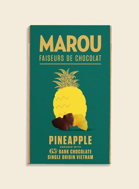 直邮Marou Pineapple with 65% Dark Chocolate 黑巧克力菠萝干