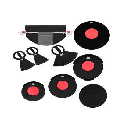 Schwinger架子鼓消音垫套装5鼓3镲静音垫隔音垫橡胶减震高弹性