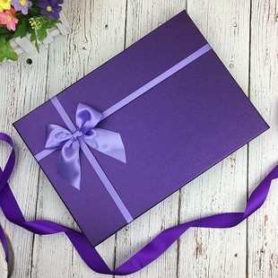 高档精致超大特大号长方形礼品盒婚纱礼服外套高跟鞋毛衣围巾定制