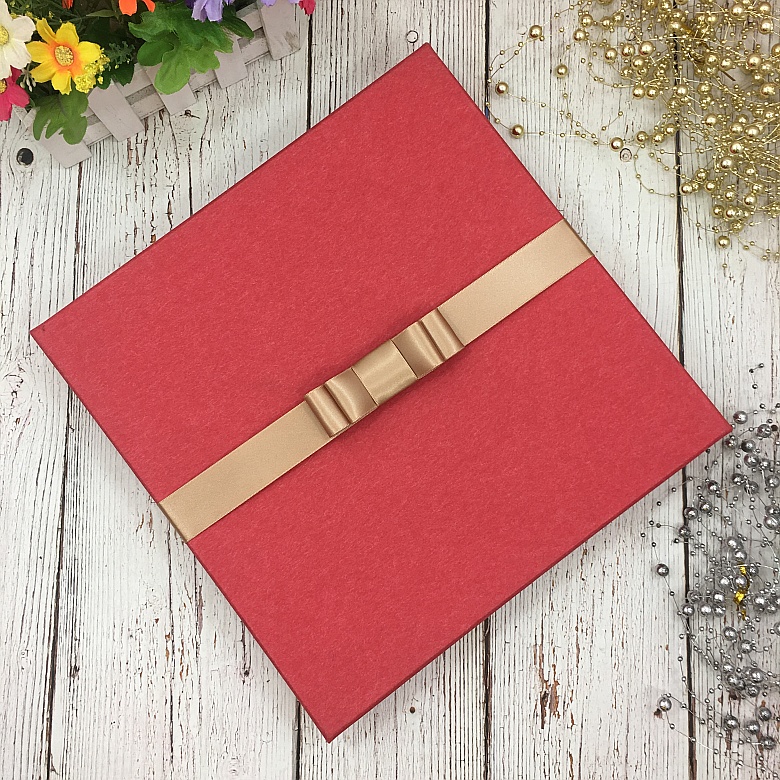 高档商务黑色正方形油画相册A4纸书本笔记本围巾衬衫包装礼物纸盒