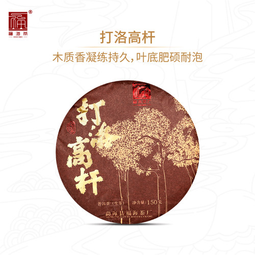 福海茶厂打洛高杆高山茶生茶