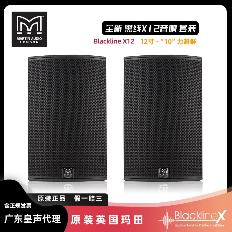 原装英国玛田（假一赔十）玛田黑线音箱X12 高端豪华KTV音箱套装