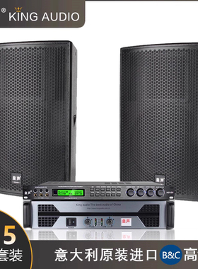 KingAudio/皇声 C15（进口高音）20-80平米专业KTV酒吧音响套装