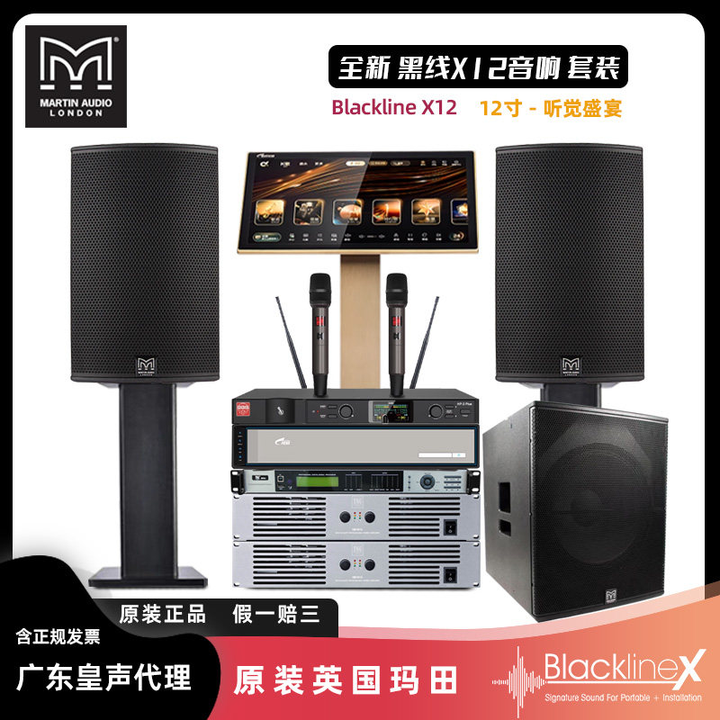 原装英国玛田音响（假一赔十）玛田X12音箱 高端家庭KTV音响套装