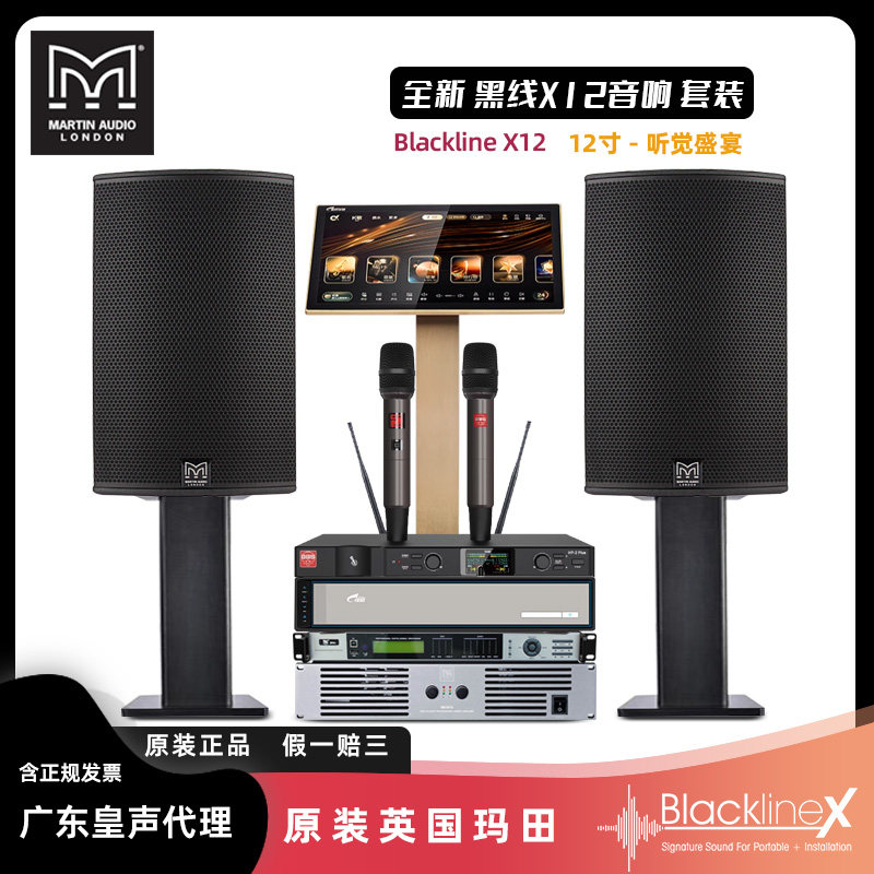 原装英国玛田音响（假一赔十） 玛田X12音箱 家庭娱乐KTV音响套装