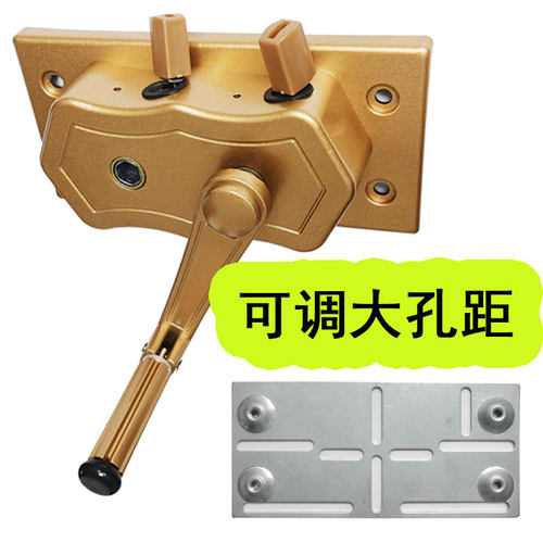 免打孔晒得乐自然美盼盼品牌通用手摇器双杆晾衣架两三孔更换配件