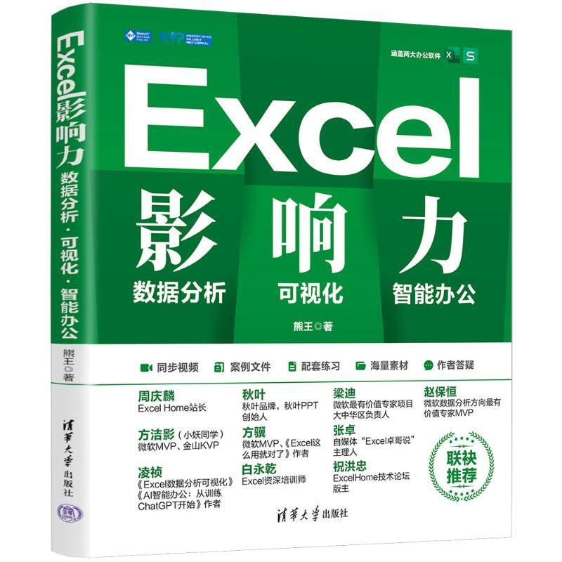 EXCEL影响力：数据分析·可视化·AI办公 9787302661368 清华大学出版社