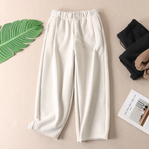 720克商场品质加厚绒韩版南瓜裤