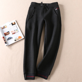 零下可穿 WA141 保暖休闲棉裤 情侣冬加厚一体绒运动裤 男外穿大码