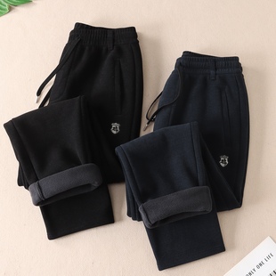 高腰保暖直筒长裤 加绒冬装 W2069 680克不起球日常休闲男士 福利款