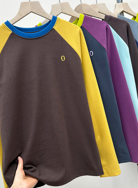 男女同款户外休闲风上身即暖德绒t恤女圆领保暖内搭绒衫上衣B500