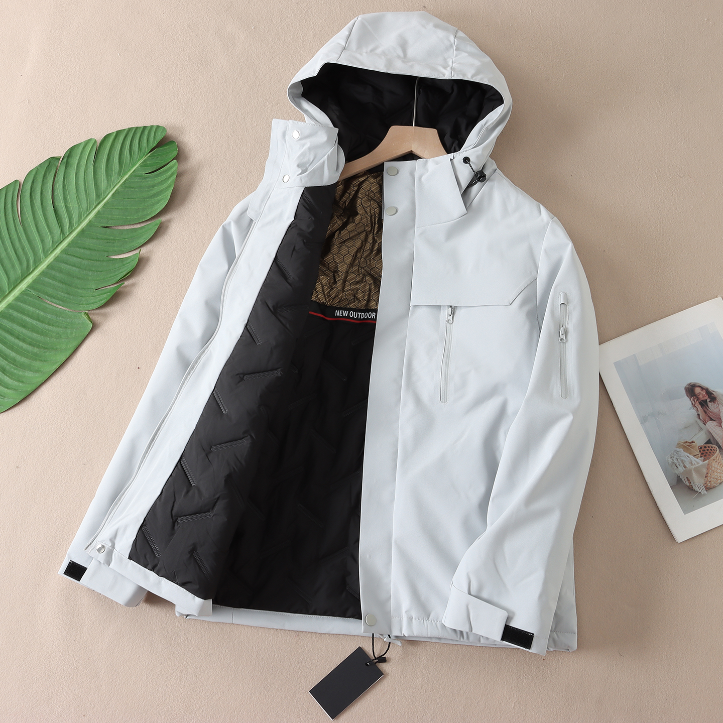 三合一夹棉加厚保暖软壳冲锋衣