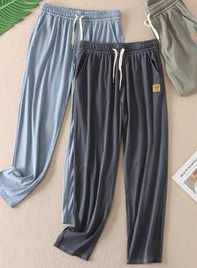 凉感透气舒适夏季防晒莱赛尔天丝牛仔裤男士高腰显瘦长裤薄 W209