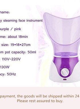 Facial Steam Steamer hot spray steaming face instrument