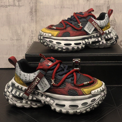 2025新款透气时尚百搭老爹鞋