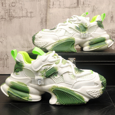 男士潮流厚底增高老爹鞋