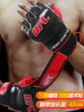 Боксерские мужские перчатки для тренировок, профессиональный мешок с песком для взрослых, 19 года, без пальцев, увеличенная толщина