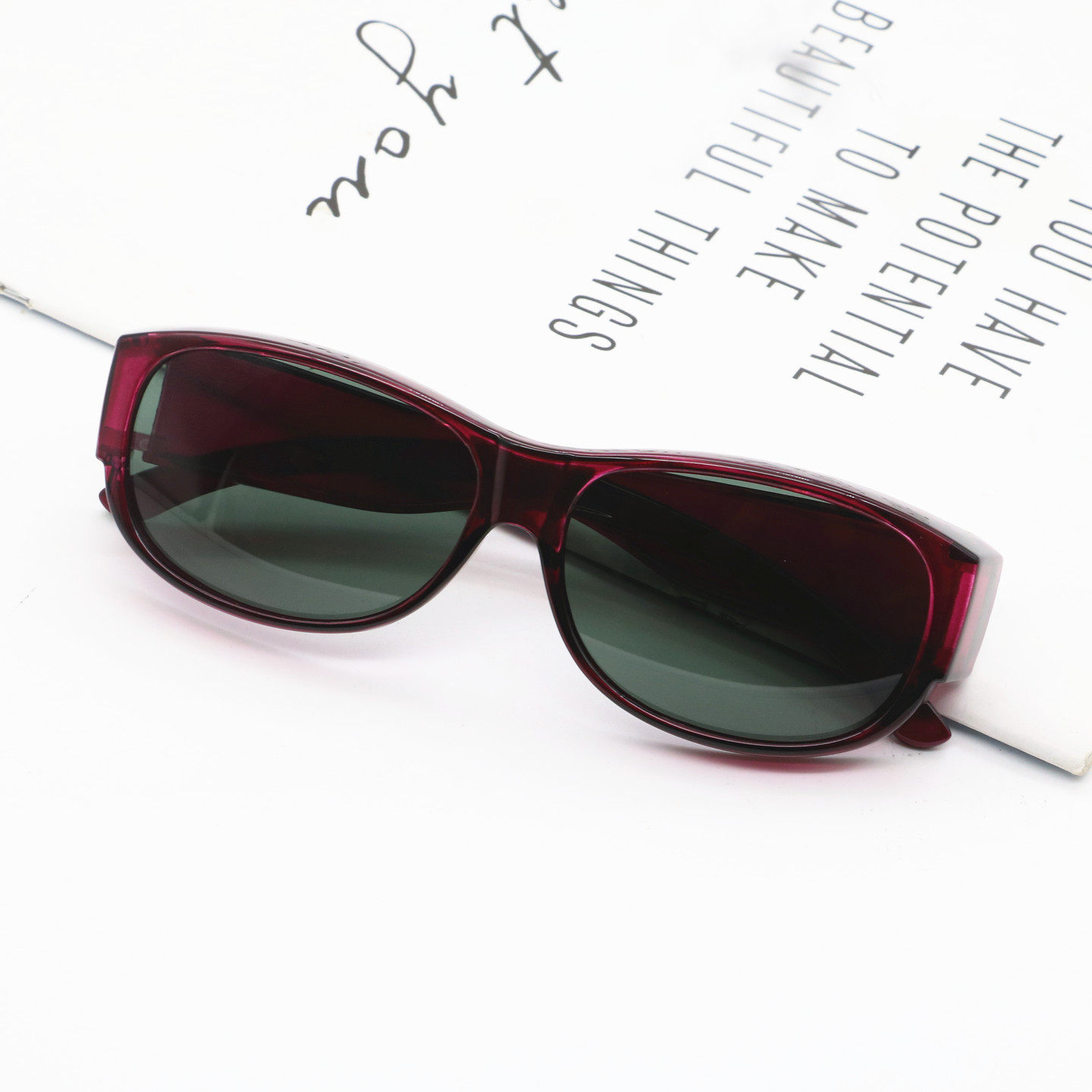 男女款近视太阳眼镜套镜偏光电动摩托车驾驶骑行防风防紫外线墨镜