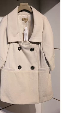 2025年秋冬季新款时尚气质百搭双排扣中长款大衣外套女