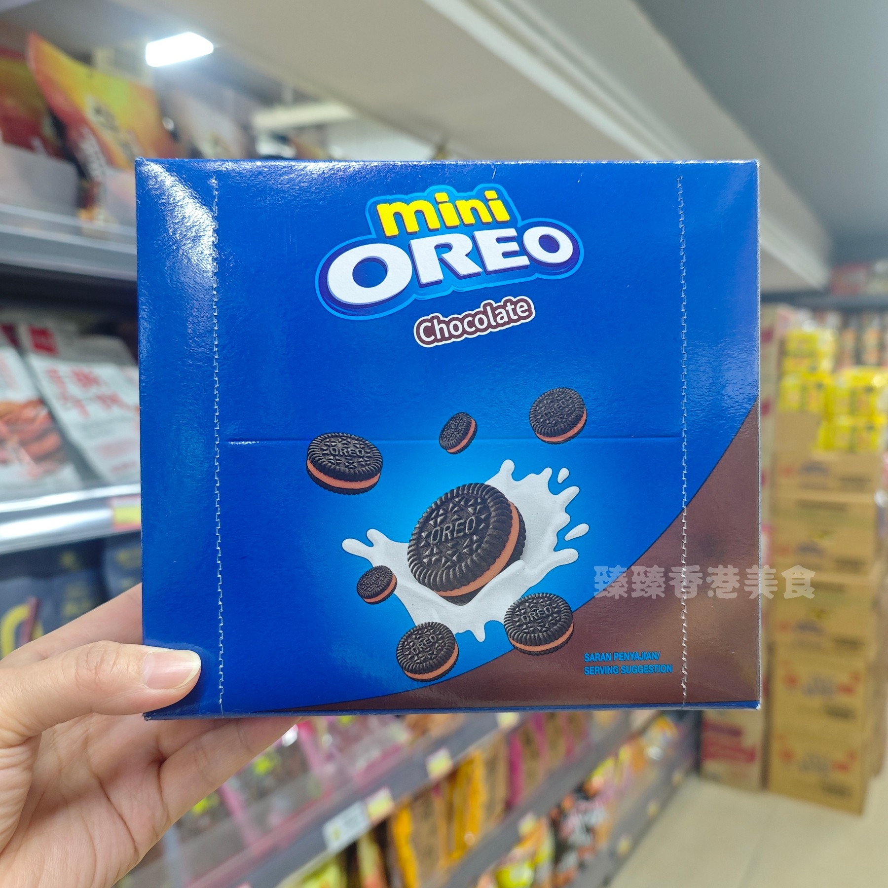 香港代购 印尼进口奥利奥OREN迷你巧克力夹心饼干10包*20.4g零食