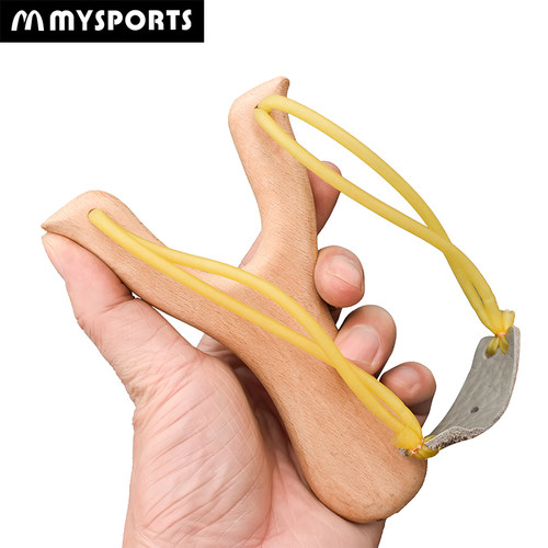 弹弓厚实实木弓箭皮筋弹弓钢珠户外弹弓器