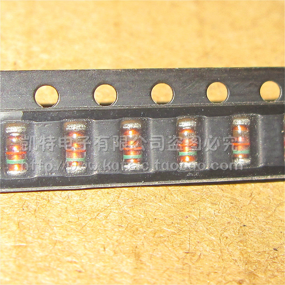 红灰绿色环 贴片色环二极管 圆柱色环 全新原装 只做正品