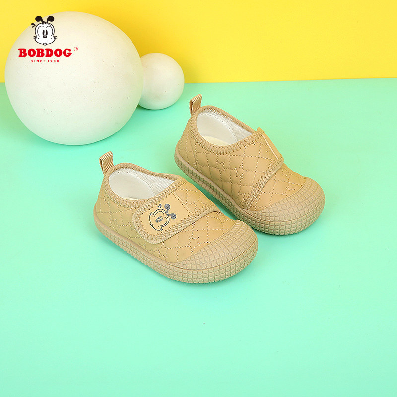 巴布豆2026秋季新款宝宝鞋软底婴儿鞋小童男女童帆布鞋幼童学步鞋