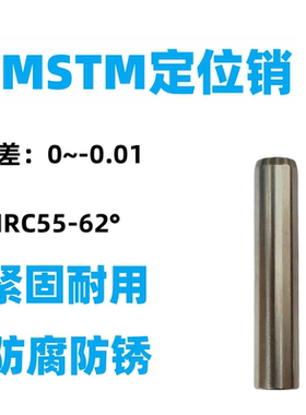 MSTM排气固定位销圆柱内螺纹销汽车夹具标准负公差轴承钢