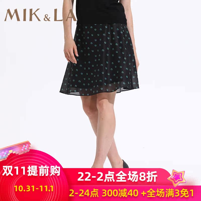 MIK＆LAMIK＆LA米珂拉夏季商场同款优雅A字型波点半身短裙在类目 女装/女士精品, 半身裙中 - 来自Buy2taobao.com提供专业的淘宝代购服务