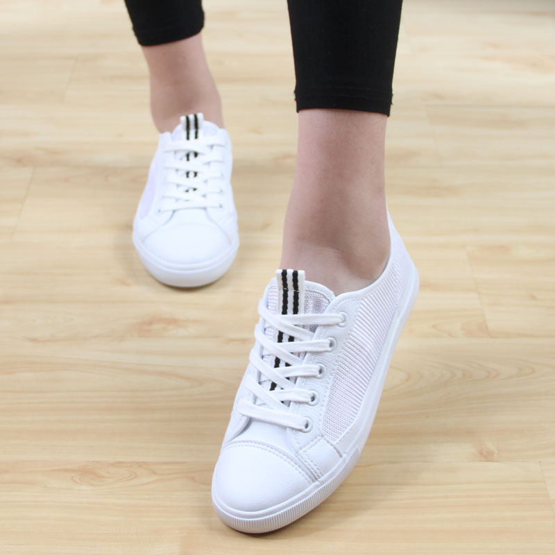 人本镂空透气网布小白鞋板鞋休闲