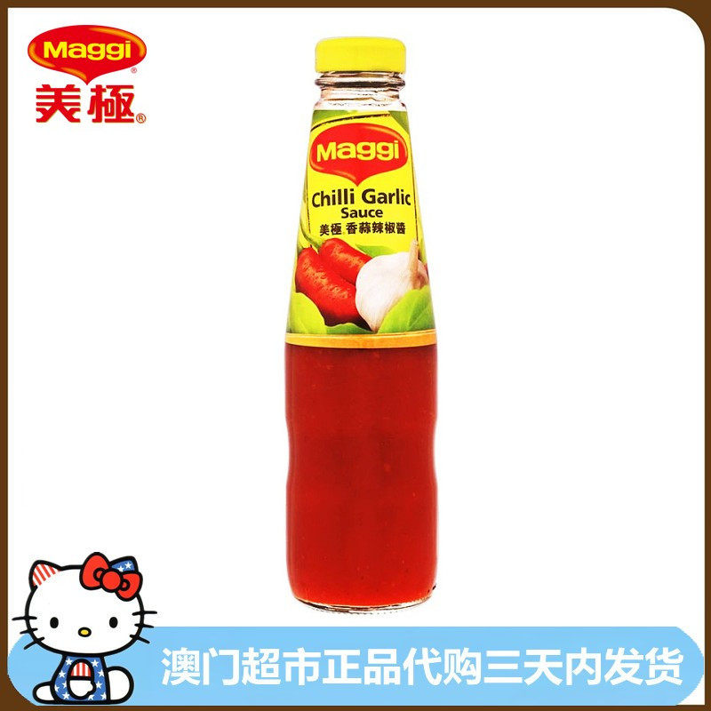 美极香蒜辣椒酱吃货厨房居家拌饭麵可口调味酱料305g