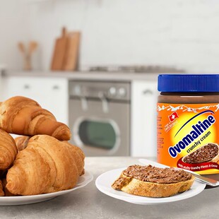 德国进口阿华田ovomaltine巧克力酱380g早餐烘焙酷脆酱多用面包酱