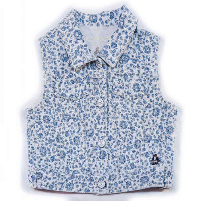 女童牛仔马甲背心上衣酷帅外套正品现货特价清仓