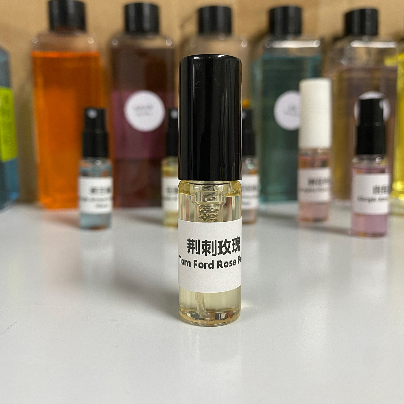 荆刺玫瑰香水小样花香西普调正品试香持久留香中性试管
