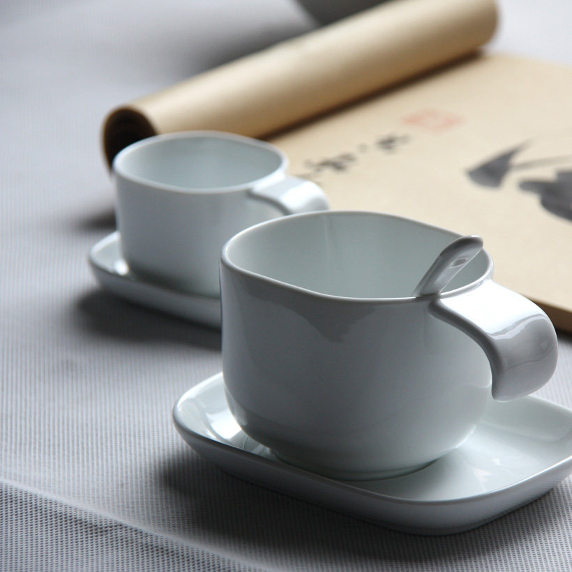 咖啡陶瓷情侣杯茶杯（咖啡杯碟