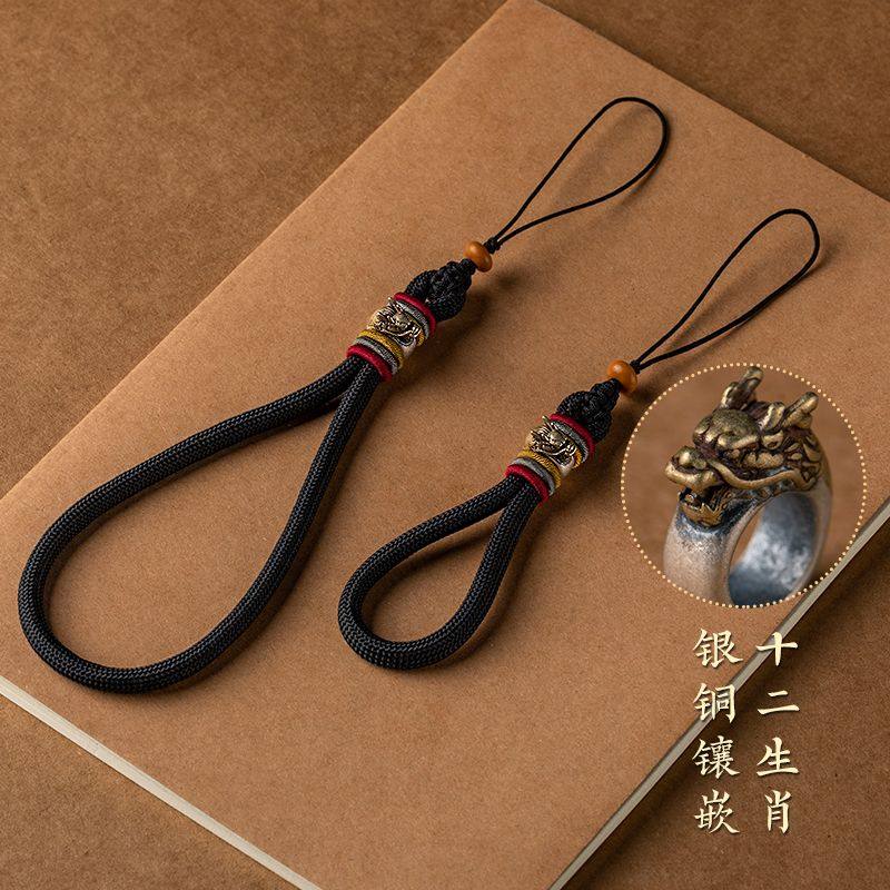 中国风纯银十二生肖手机链挂绳手腕款防摔防丢U盘吊坠钥匙扣挂件,节庆用品/礼品,手机链,淘宝优惠券,粉丝福利购,淘宝优惠卷