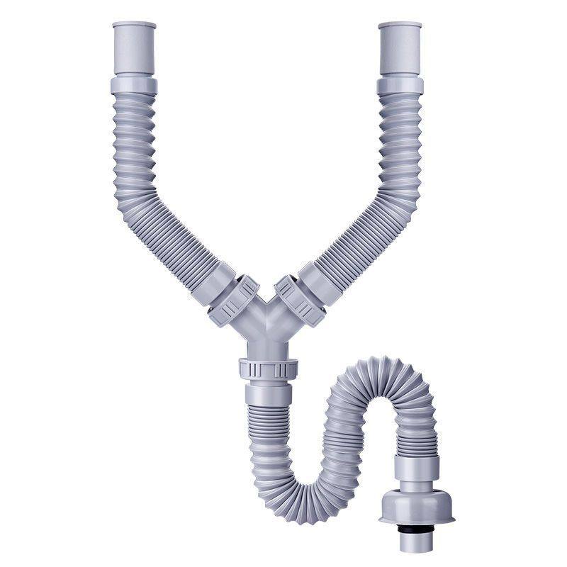 双面盆下水管洗手池洗脸双洗衣柜池台盆拖把池Y型三通排水管配件,大家电,洗衣机排水管/进水管,淘宝优惠券,粉丝福利购,淘宝优惠卷