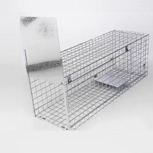 全自动猫笼新款抓猫神器特大号踏板式抓狗神器野猫笼子救助流浪狗