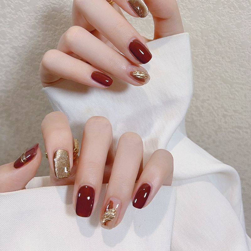 显白轻奢穿戴甲美甲成品高级感手工光疗国风新娘指甲贴片2023新款,彩妆/香水/美妆工具,穿戴甲/甲片,淘宝优惠券,粉丝福利购,淘宝优惠卷