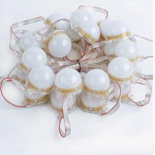 跑马灯户外照明灯广告牌灯低压防水工程亮化点光源全彩招牌围边灯