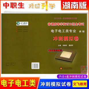 湖南省中职生对口升学考试电子电工类专业冲刺模拟卷中专职高对口高考考前冲刺模拟预测试卷试题文飞教育中南大学出版社