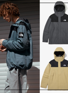 THENORTHFACE北面22秋冬拼色防风防水外套户外冲锋衣男女 NJ3BN60