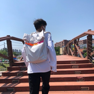 NIKE耐克Ratiate手提双肩两用运动休闲涤纶双肩包书包CU1488 094