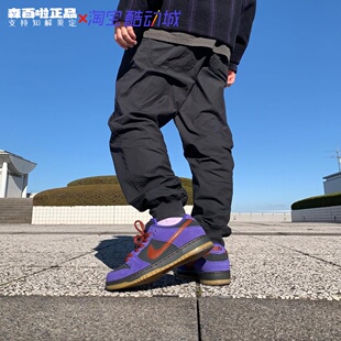 HQ1625 DUNK PRO紫黑红男子低帮运动休闲板鞋 500 LOW 耐克NIKE