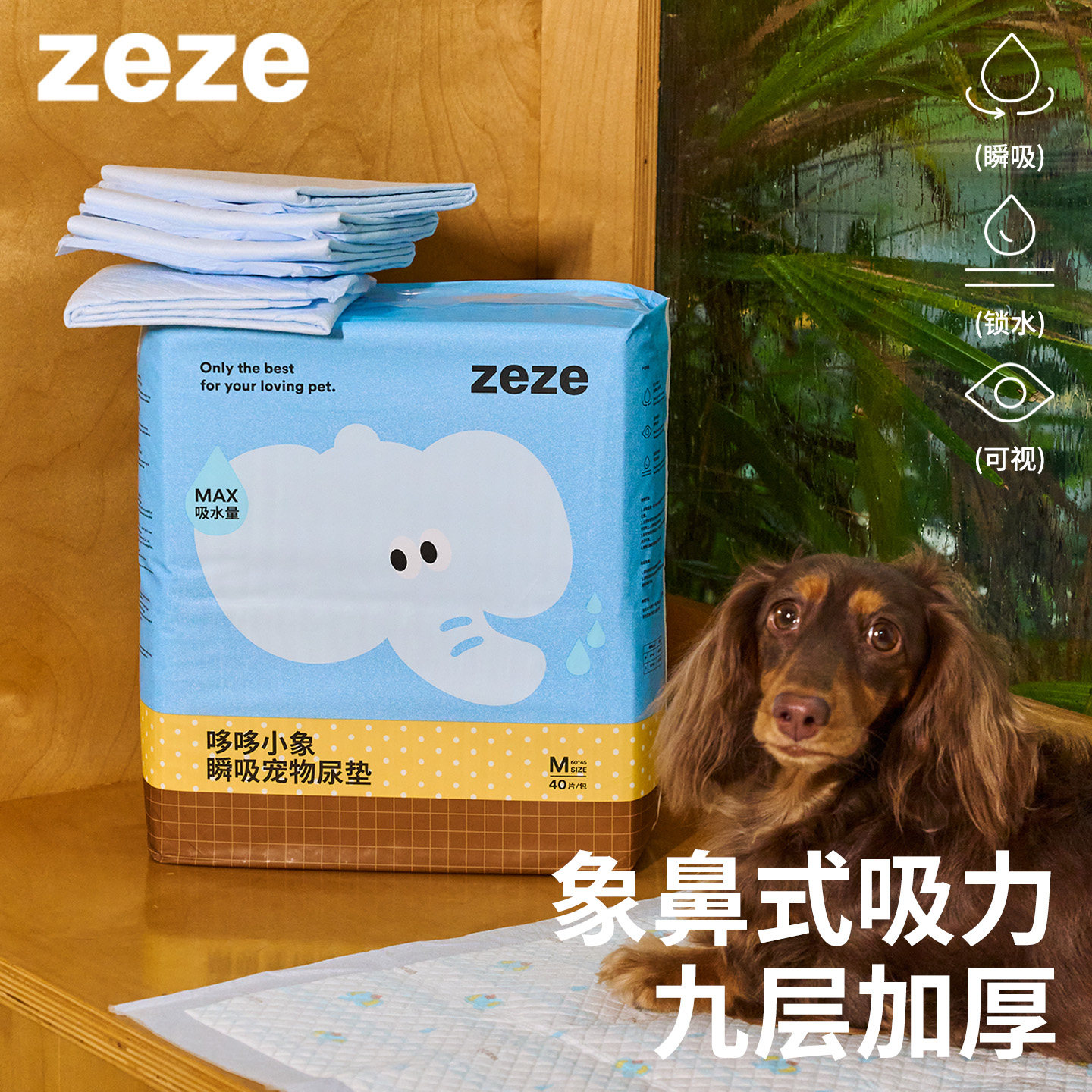 zeze豪车 小象宠物尿垫M码40片 再点 我的足迹 购买 38.5元 - 86线报