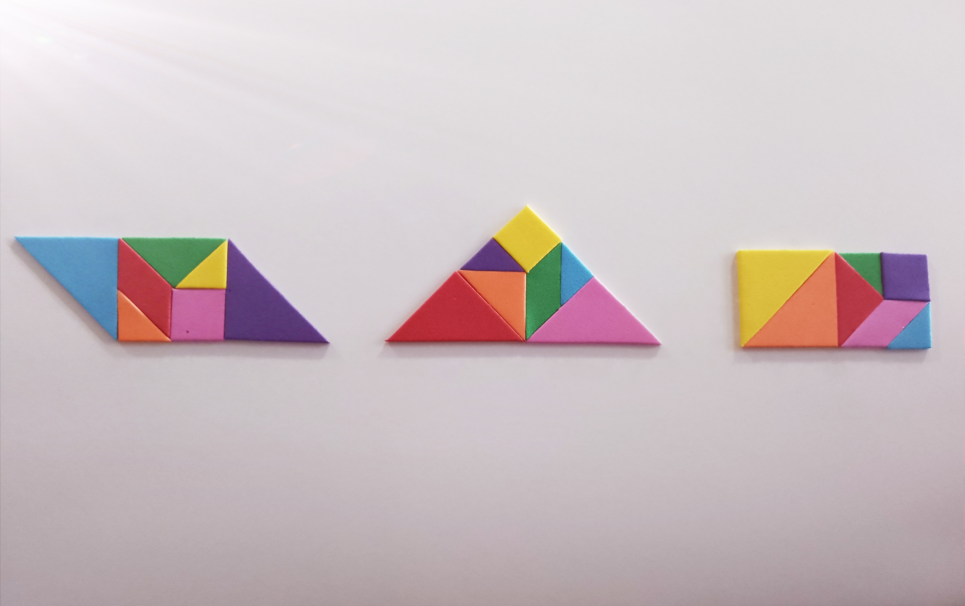 七巧板贴纸 小学生数学数字9-0拼贴画几何图形拼图创意拼贴diy