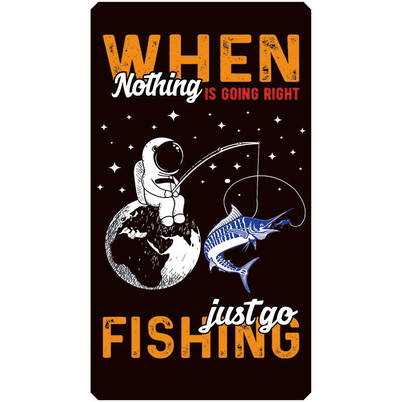 防水耐磨钓箱贴纸索鱼