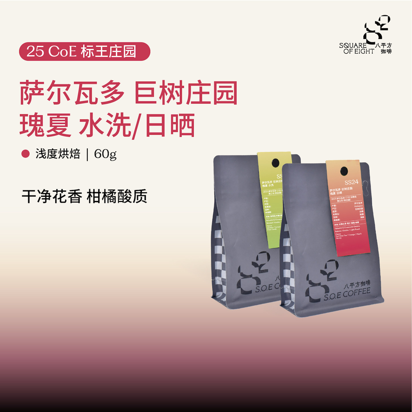 萨尔瓦多巨树庄园手冲瑰夏咖啡豆图片