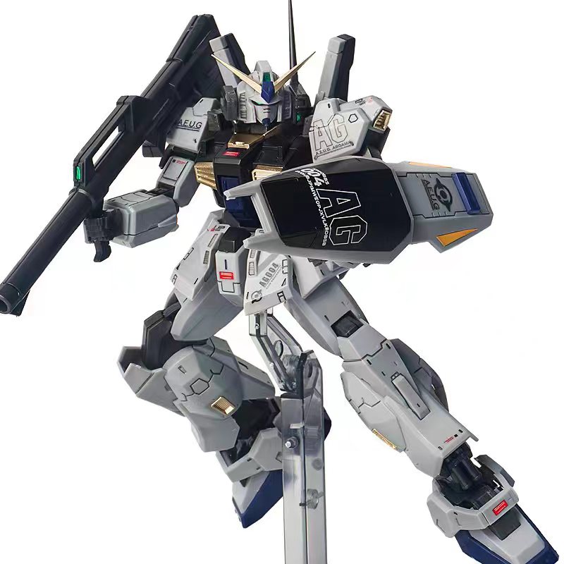 集模社2208HG1:144马克兔MK221世纪配色拼装模型机器人带支架水贴