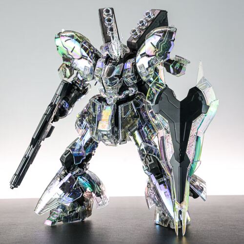 STAR605透明电镀七彩版沙扎比1/144拼装模型机器人男孩礼物